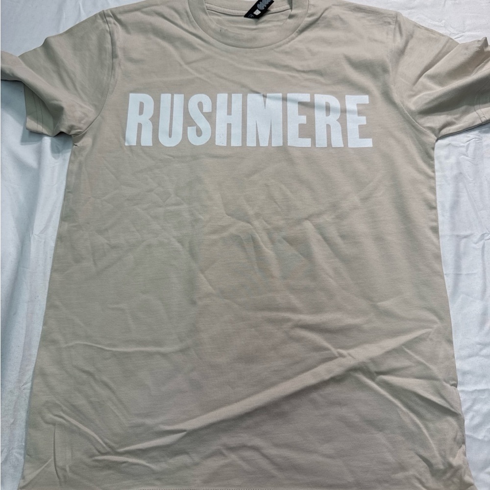 Men's Beige Logo T‑Shirt